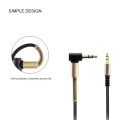 New High Quality Optional Color Spiral Durable Strong 3.5mm Jack To Jack Audio Headphone Aux Coiled Auxiliary Cable Blue#268469