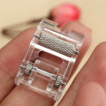 Low Shank Roller Presser Foot For Snap Singer Brother Janome Sewing Machine DIY Apparel Sewing Accessories Fabric Leather NEW