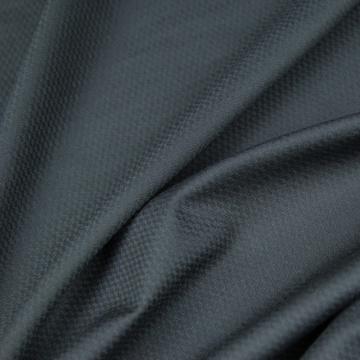 Jacquard style black wool worsted fabric 80% wool 10% cotton 10% polyester 250g/meter,WF240