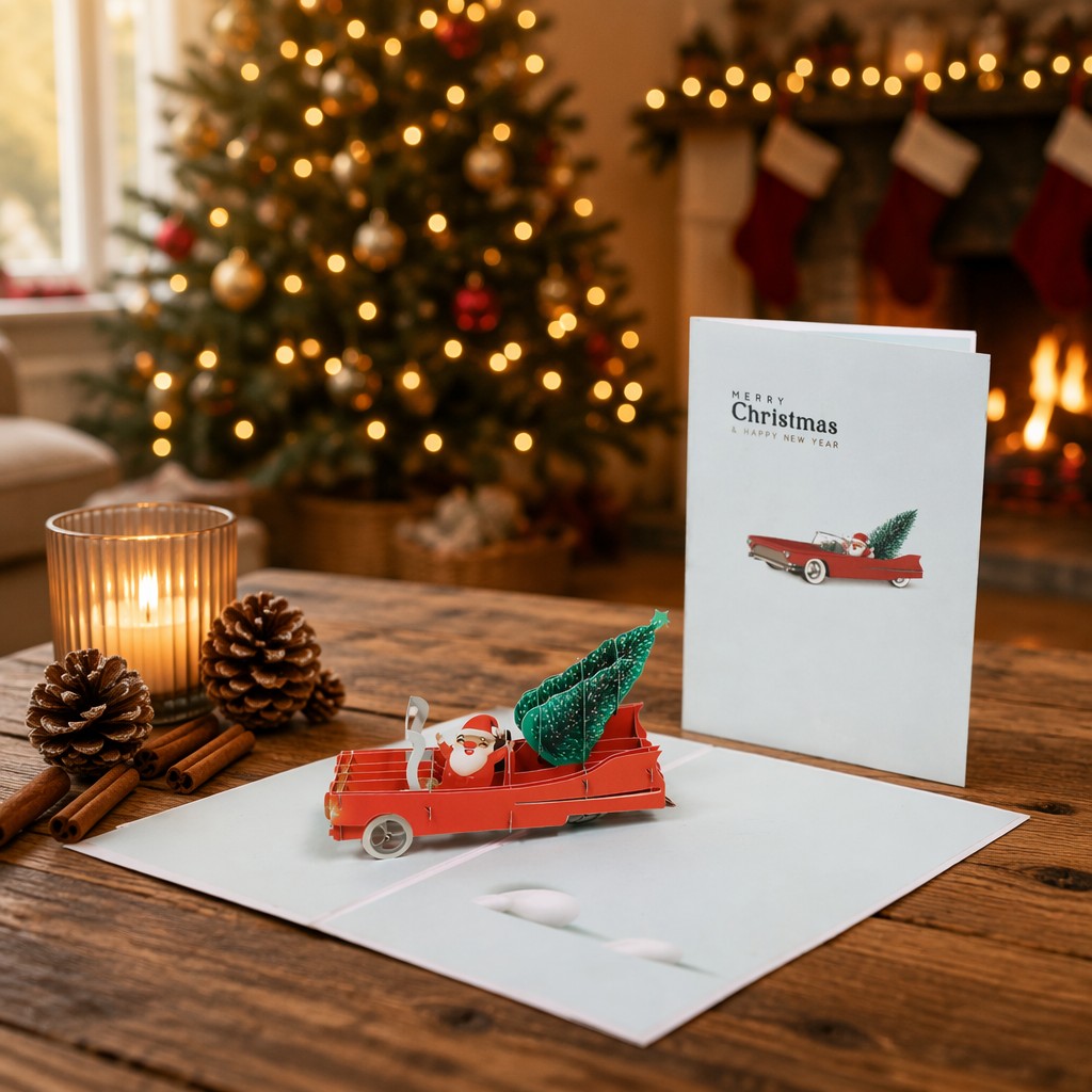 3D Pop up Greeting Card for Christmas