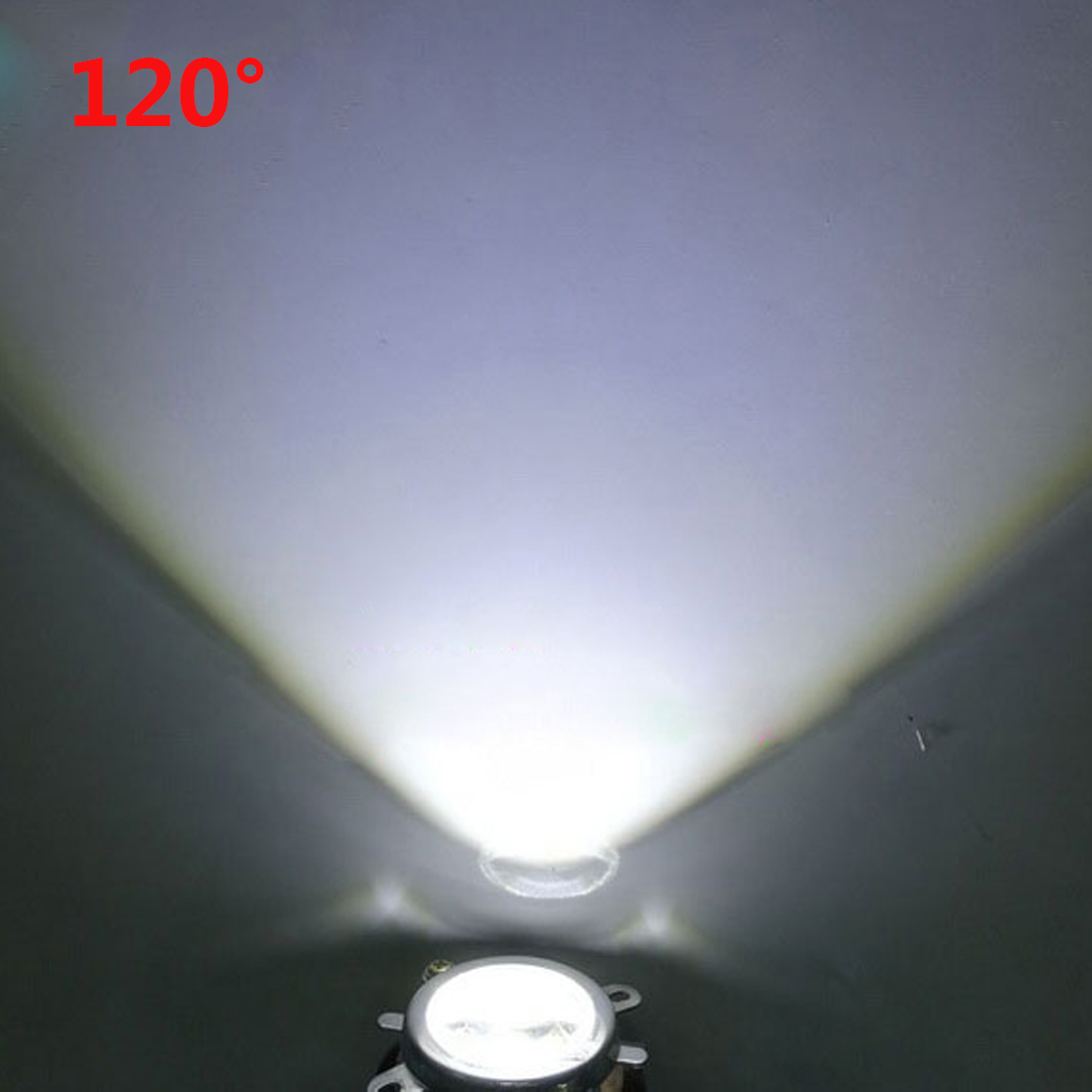 3pcs 44mm Optical Glass LED Lens 60 Degree + 50mm Reflector Collimator + Fixed Bracket for 20W 30W 50W 100W COB High Power Chip