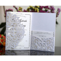 1pcs Laser Cut Wedding Invitation Card Business Card With RSVP Card Customize Greeting Cards Birthday Party Wedding Decoration