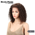 Black Pearl Brazilian Lace Front Human Hair Wigs For Black Women Kinky Curly Wig Remy Hair Wigs Color # 4 F1B/99J Free Shipping