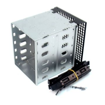 New Large Capacity Stainless Steel HDD Hard Drive Cage Rack SAS SATA Hard Drive Disk Tray Caddy for Computer Accessories qiang