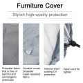 Waterproof Outdoor Garden Furniture Cover L Shape Dustproof Patio Table Chair Sofa Protective Cover Snow Rain Mold Resist 2Color
