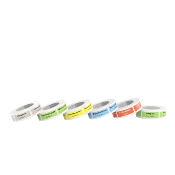 Customizable Medical Syringe Label