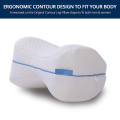 Pregnancy Body Memory Foam Pillow for Orthopedic Knee Leg Wedge Pillow Cushion for Side Sleeper Sciatica Relief Sleeping