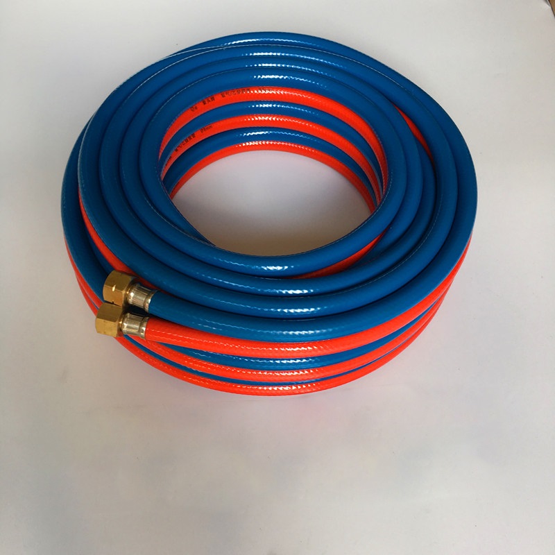 8mm oxygen acetylene tube double color connection tube high pressure oxygen gas pipe parallel gas pipe oxygen acetylene hose