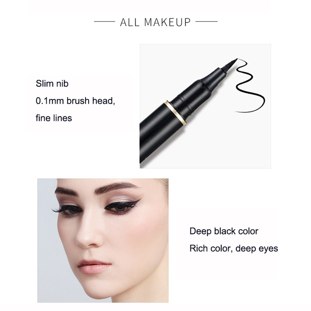 5ml Eyeliner Liquid Eye Makeup Quick-drying Waterproof Eyeliner Pencil Makeup Stamps Seal Pen Stamp Not Blooming Eyeliner TSLM1
