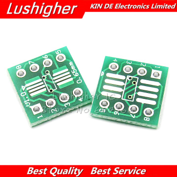 20PCS SSOP8 SOP8 TSSOP8 To DIP8 PCB Transfer Board DIP Pin Board Pitch Adapter