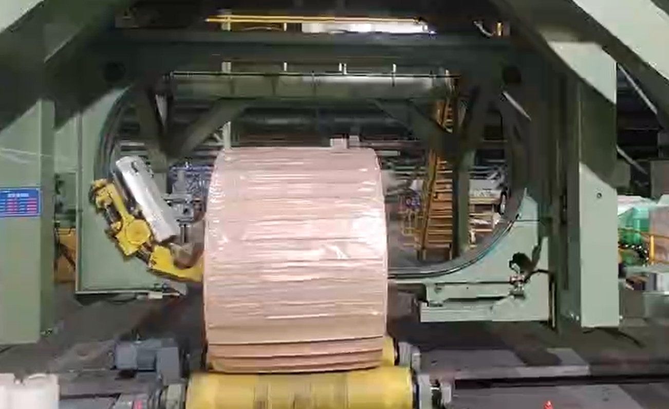 Film wrapping machine 4