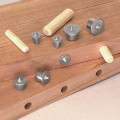 4pcs 8pcs Panel Furniture Positioning Carpentry Log Dowel Tips Round Log Pin DIY Locator Wooden Pin Center Punching Accessories