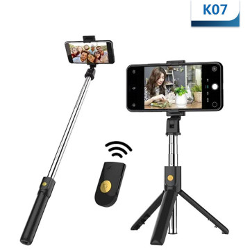 3in1 Wireless Bluetooth Selfie Stick Extendable Handheld Monopod Foldable Mini Tripod With Shutter Remote For iPhone IOS Android