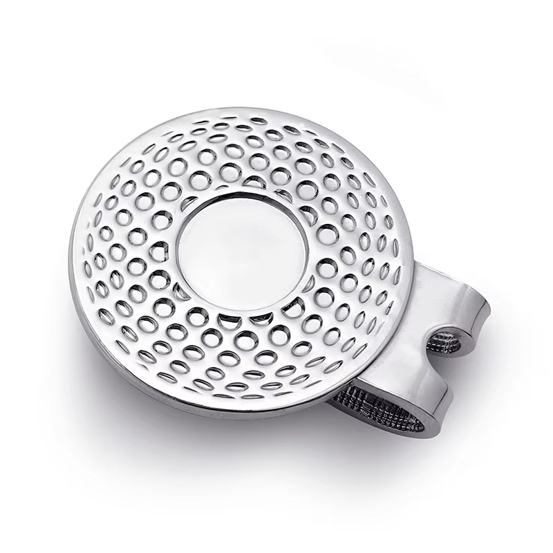 Factory Direct 32mm Golf Accessories Strong Magnetic Metal Cap Clip Electroplating Hardware for Ball Markers Clubs Divots4