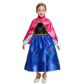 Snow Queen Anna Elsa 2 Dress for Girls Halloween Carnival Cosplay Costume Long Dresses Kids Princess Clothes Fantasy Girls Dress