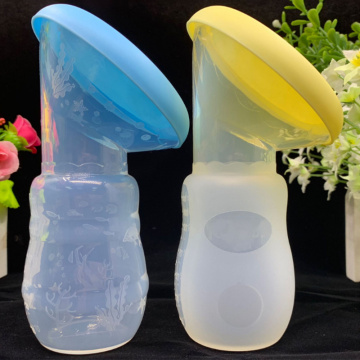 Full Silicone Breast Pump Manual Handmade Breast Pump Partner Anti-overflow Milk Collector Automatically Collect Breast Milk 18