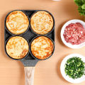 4 Hole Frying pan Cooking Pot Non-Stick Pancake Maker Home Breakfast Egg Burger Pot for Gas Stove Induction Cooker Cookware