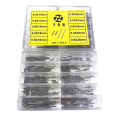 10 Size Watch Parts Capsa Pin Notched Tubes and Pins Set Assortment Whatch Band Clasp Tube Dia 1.2 10-28mm for Watchmaker