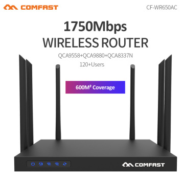 Comfast CF-WR650AC 1750Mbps AC WIFI Router 2.4G+5.8G Enginering AC Manage router 1Wan 4Lan 802.11ac access point wi fi router