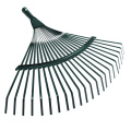 42cm Steel Fan Rake Head Replacement for Garden Patio Leaves Leaf Lawn 22T