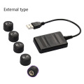 USB Spare Tire Pressure Monitoring System TPMS External 5 Sensors Real-Time Display for Android Navigation