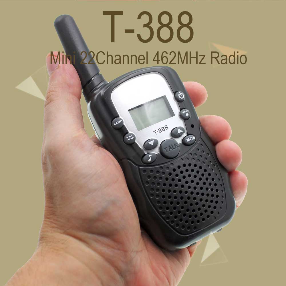 2 pieces T388 RT388 Auto Multi-Channels 2-Way Radios Bellsouth Walkie Talkie T-388 walkie talkie for kids