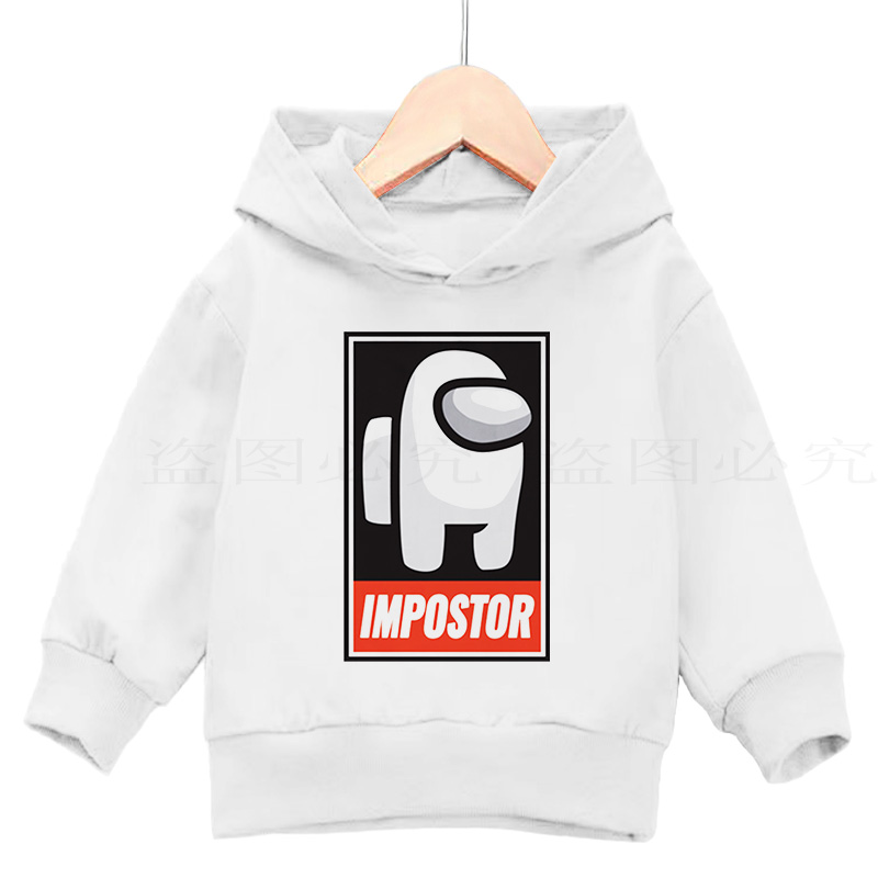 Among us, boys autumn sweatshirts 3-14 years old girls' top anime and game print clothing kids casual dinner sweaters