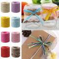 1 Roll 200 Meters Raffia Ribbon Paper Rope Palm Packaging Rope Decorations Baking Box Packing Party Candy Gifts