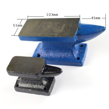3LB Jeweler's Anvil for Watchmakers Blacksmiths Small All Steel Mounted Black/Blue Random