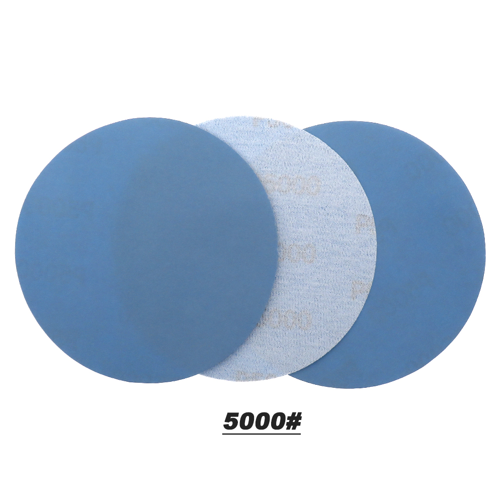 25PCS 125mm /5'' Inch Sanding Discs Hook Loop SandpaperGrit 1000 /2000 /3000/ 4000/ 5000 Round Sandpaper Disk Sand Sheet