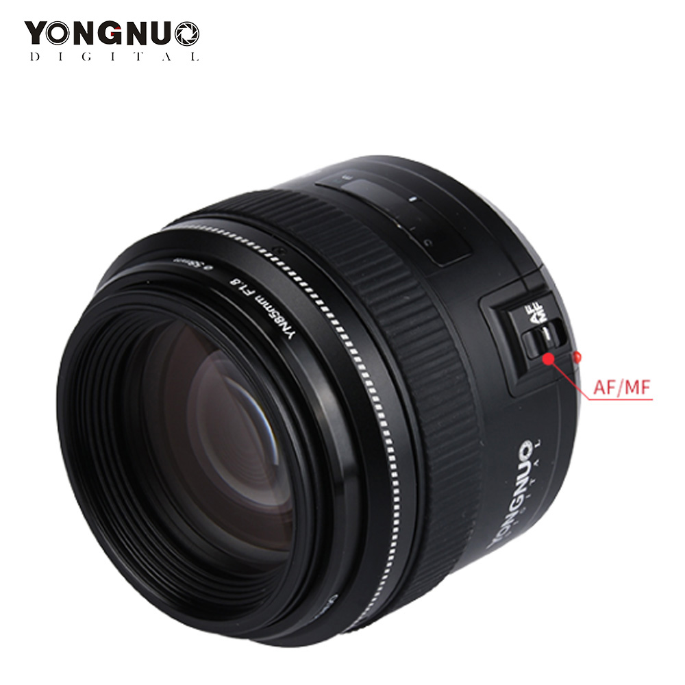 YONGNUO YN85mm F1.8 Camera Lens for Canon EF Mount EOS 85mm AF/MF Standard Medium Telephoto Lenses Fixed Focal Camera Lens 5DIII