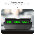 car styling parking card luminous temporary Phone Number Plate Magnetic Telephone Number For Car Styling Auto Accessories