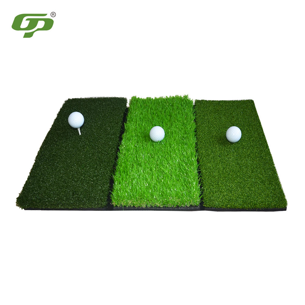Hot Sell Golf Practice Mat High Quality Tri-Turf Golf Mat Custom Size Golf Hitting Mat for Backyard Outdoor Indoor Swing Driving5