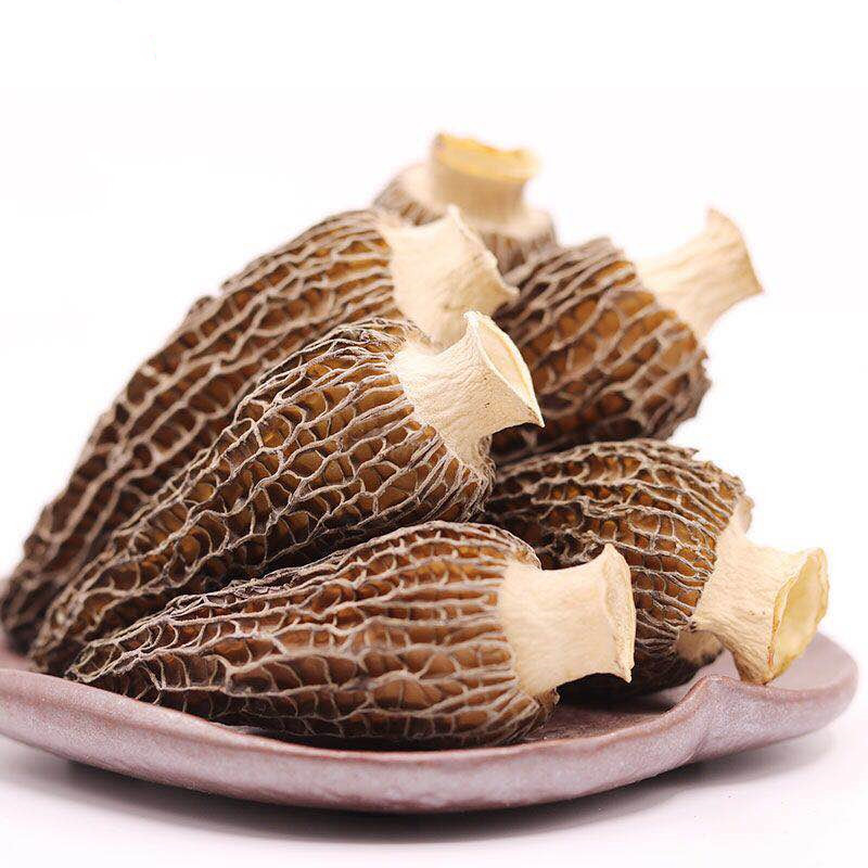 Natural wild morel, Morchella Contains a large amount Vitamin b1 Vitamin b2 Vitamin b12 Protect the liver fight cancer