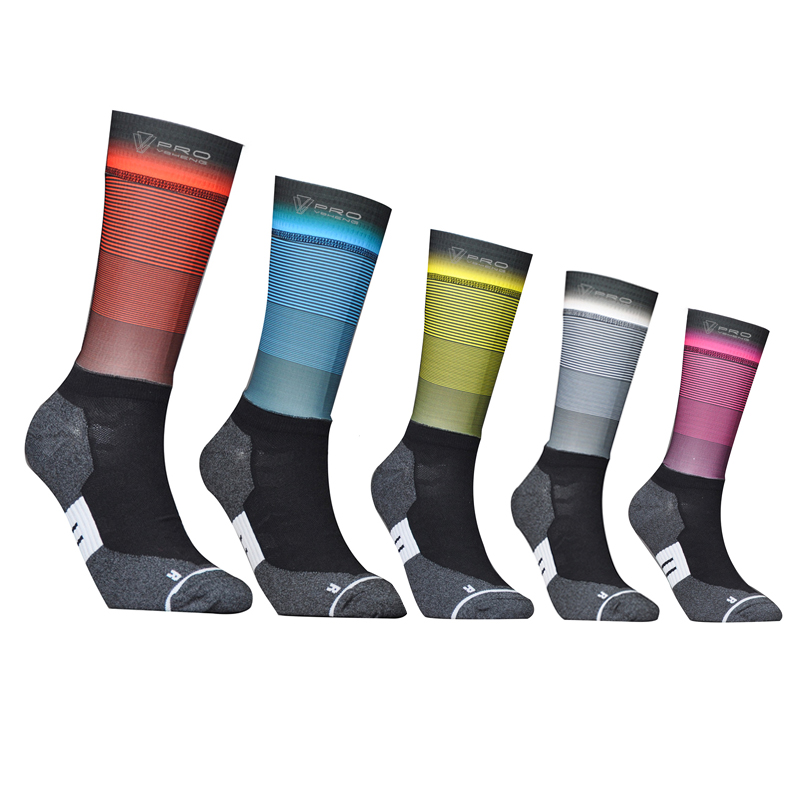 New Fiber Fabric Cycling Socks Professional Bike Team Aero Socks High Quality Road Bicycle Anti Slip Compression Sport Sock