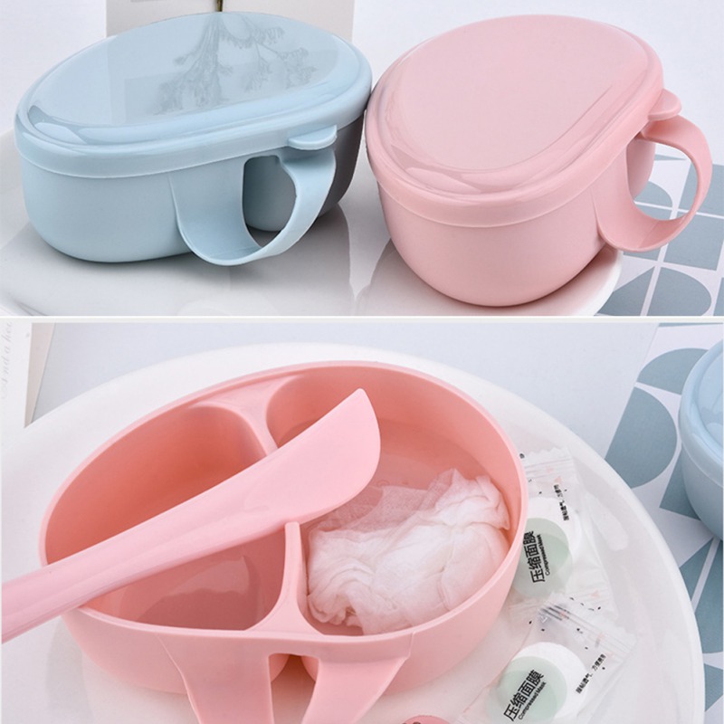 4 Piece Set DIY Facial Mask Bowl Tool Set Women's Makeup Tool Kits maquiagem Mixing Bowl Brush Spoon Stick