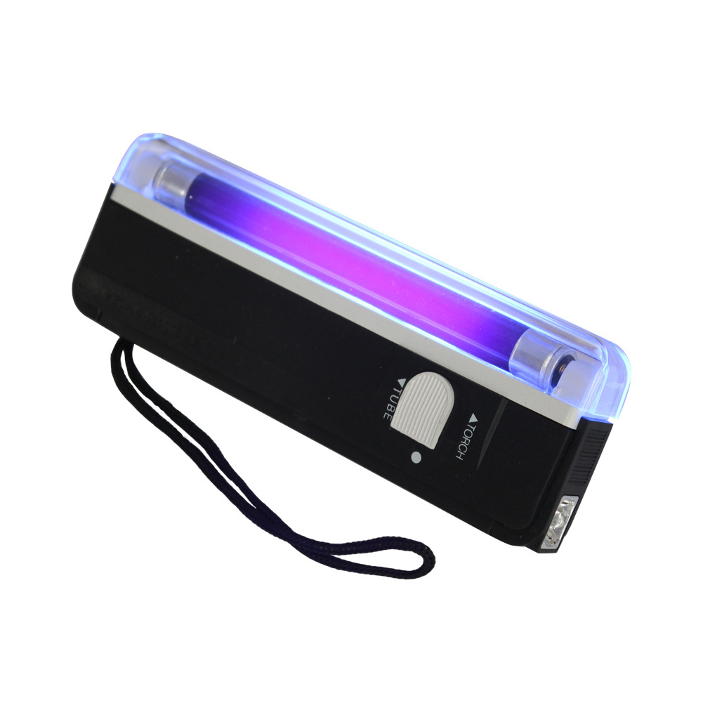 Portable Banknotes UV Lamp Currency Bill Security Handheld Counterfeit Flashlight Check With Torch Note Money Detector Fake