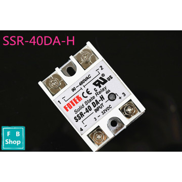 solid state relay SSR-40DA-H 40A actually 3-32V DC TO 90-480V AC SSR 40DA H relay solid state Resistance Regulator