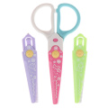 1pcs Cute Baby Handmade Safety Plastic Scissors Color Learning Education Toys for Kindergarten Children Arts and Crafts Kid Toys