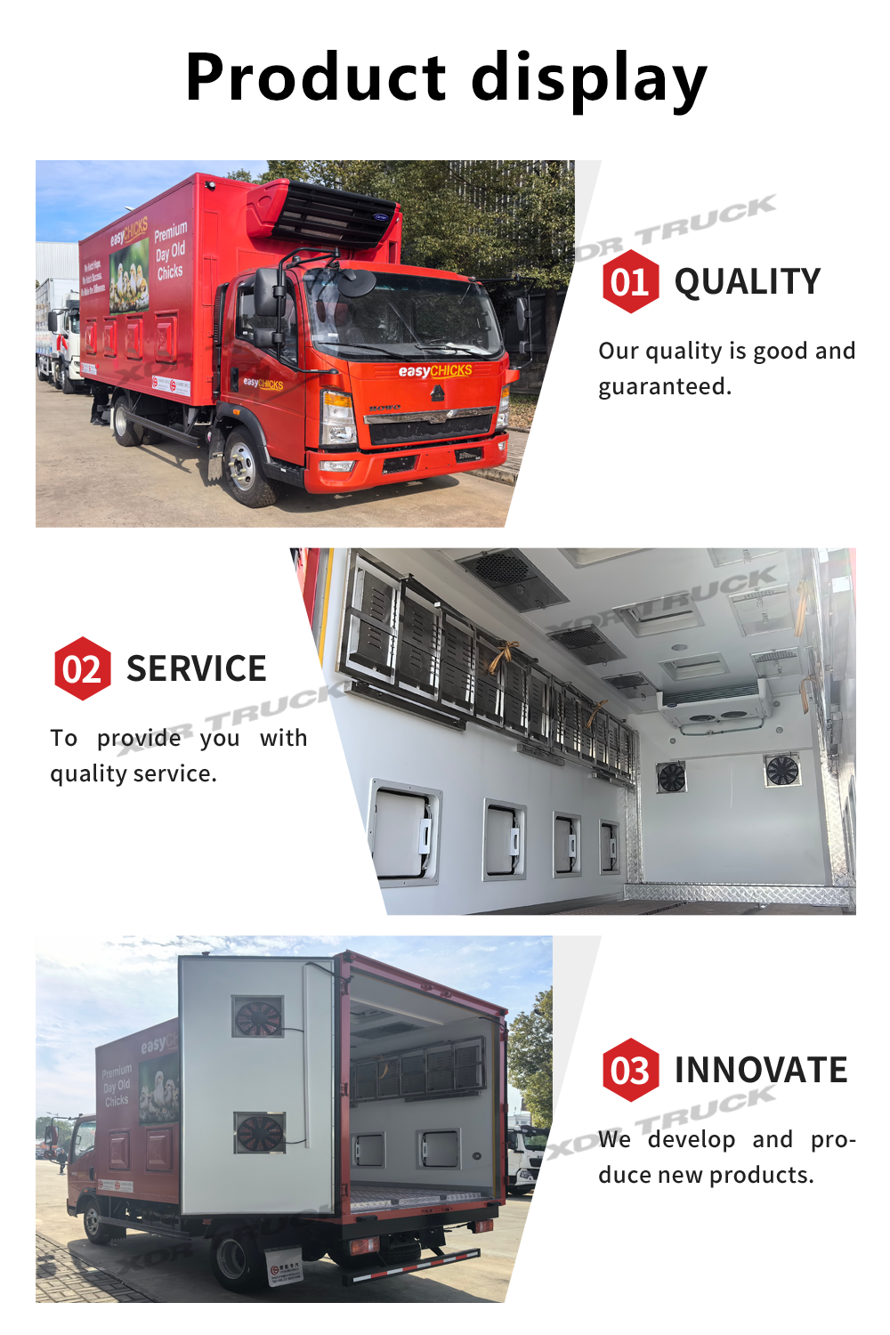 chicken transport truck