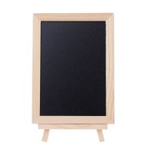 Wood Tabletop Chalkboard Double Sided Blackboard Message Board Children Kids Toy