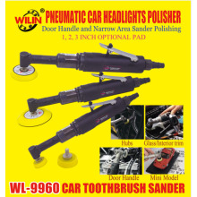 WL 9960 Pneumatic Car Headlights Polisher Door Handle And Narrow Area Sander Polishing 2 Inch 3 Inch Optional Pad