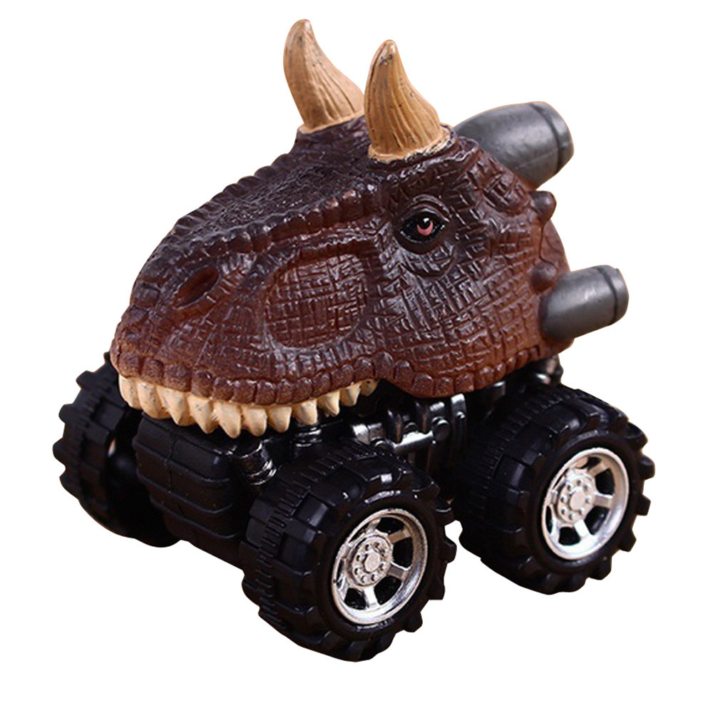 High-quality Children's Day Gift Toy Dinosaur Model Mini Toy Car Back Of The Car Gift Truck Hobby