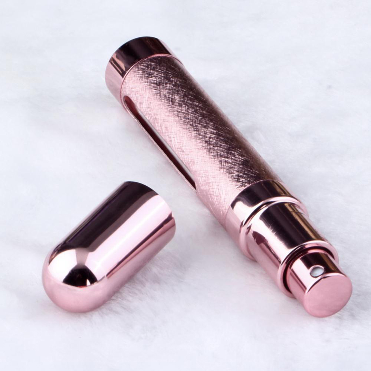 multicolorful Pink /gold Portable Travel Pocket Perfume Container Aftershave Atomiser Bottle Refillable Spray empty Bottles 12ML