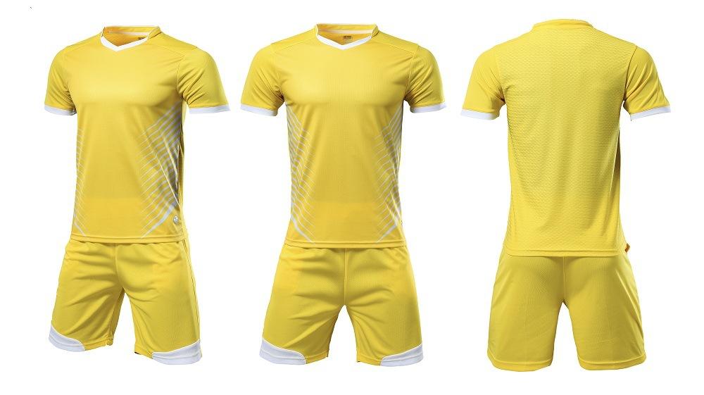 Custom Team Soccer Jerseys Shorts Set Short Sleeves Uniform Football Training Suits Adult Kids Clothes Athletic Wear Any Color