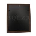BQLZR Solid Wood And Plexiglass Picture Frames Black Oak Color 8"x10" Set of 2