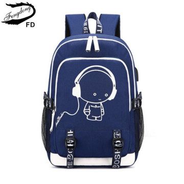 Fengdong primary school backpack for boys book bag children school bags kids back bag teenage boy schoolbag backpack usb port