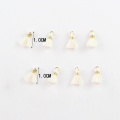 30-100Pcs 1cm Cotton Thread Mini Metal Hanging Ring Tassel Trim Pendant DIY Craft Jewelry Earrings Decor Materials Fringe Trim