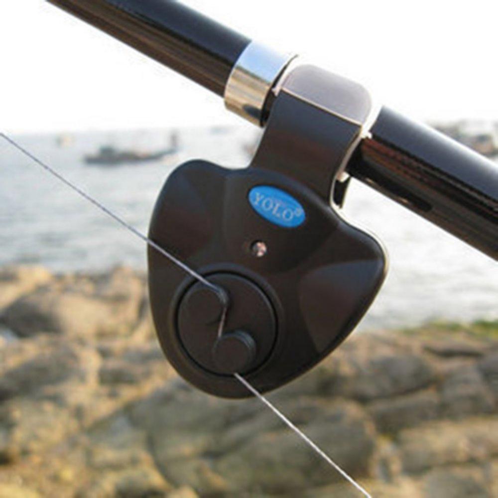 Echo Sounder LED Light Fish Finder Bite Alarm Line Gear Indicator Alert Buffer Fishing Rod Electronic Fish Finder Sound Alert
