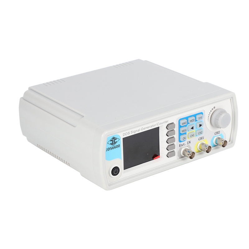 Eu Plug Jds6600-60M 60Mhz Signal Generator Digital Control Dual-Channel Dds Function Signal Generator Frequency Meter Arbitrary